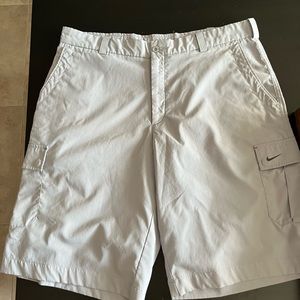 2 Pairs of Nike Golf Shorts Black & Tan Color